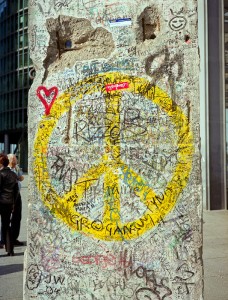 Potsdamer Platz Peace Sign