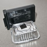 Tape Polaroid Back to Alumium Tin - Pinhole with Tape Over It