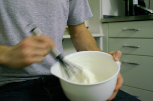 Whipping by hand
